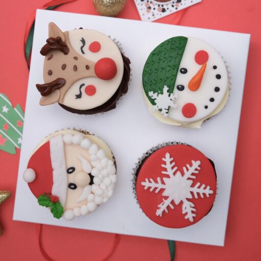 Christmas Themed Cupcakes in UAE