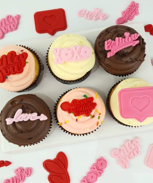 Box of 6 cupcakes for Valentine in UAE