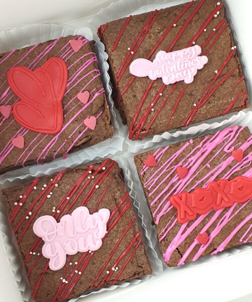Brownies for Valentine in UAE