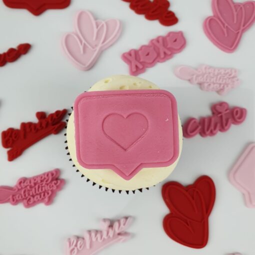 Heart cupcake for Valentine in UAE