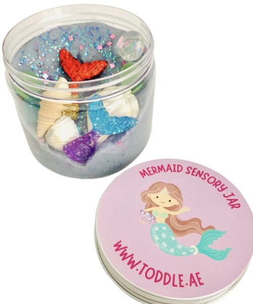 Mermaid Playdough Jar for Birthday in UAE