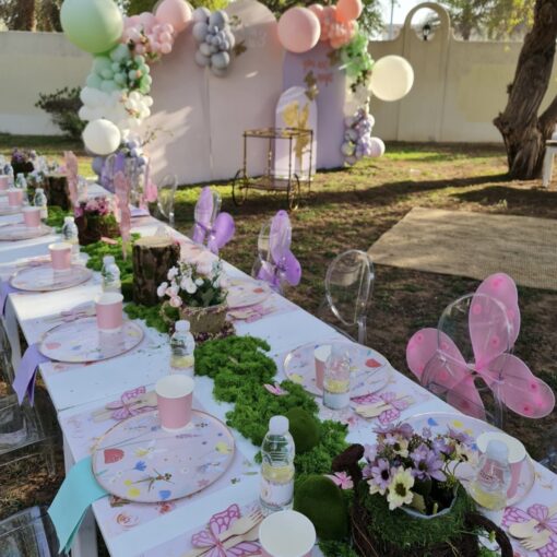 Kids party themed table setup