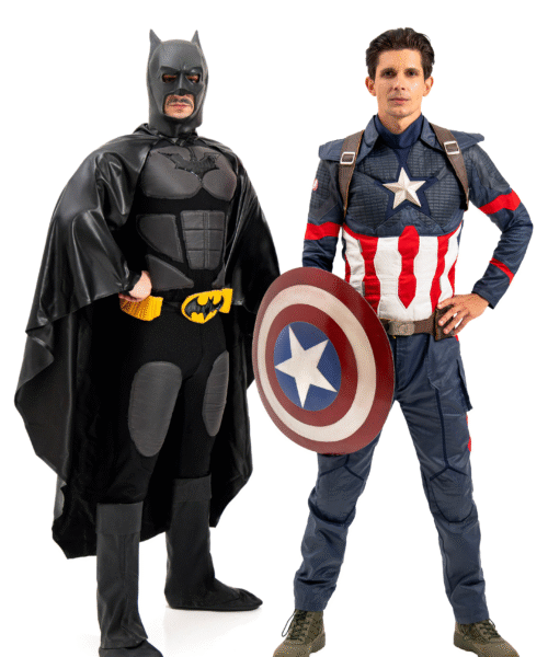 Captain America & Batman in UAE