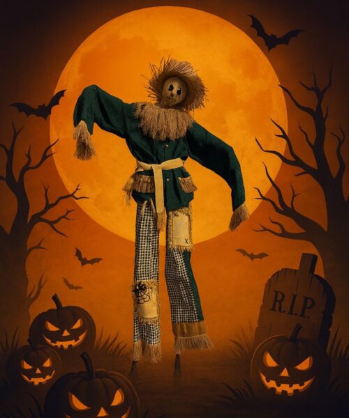 Scarecrow Stilt Walker 2