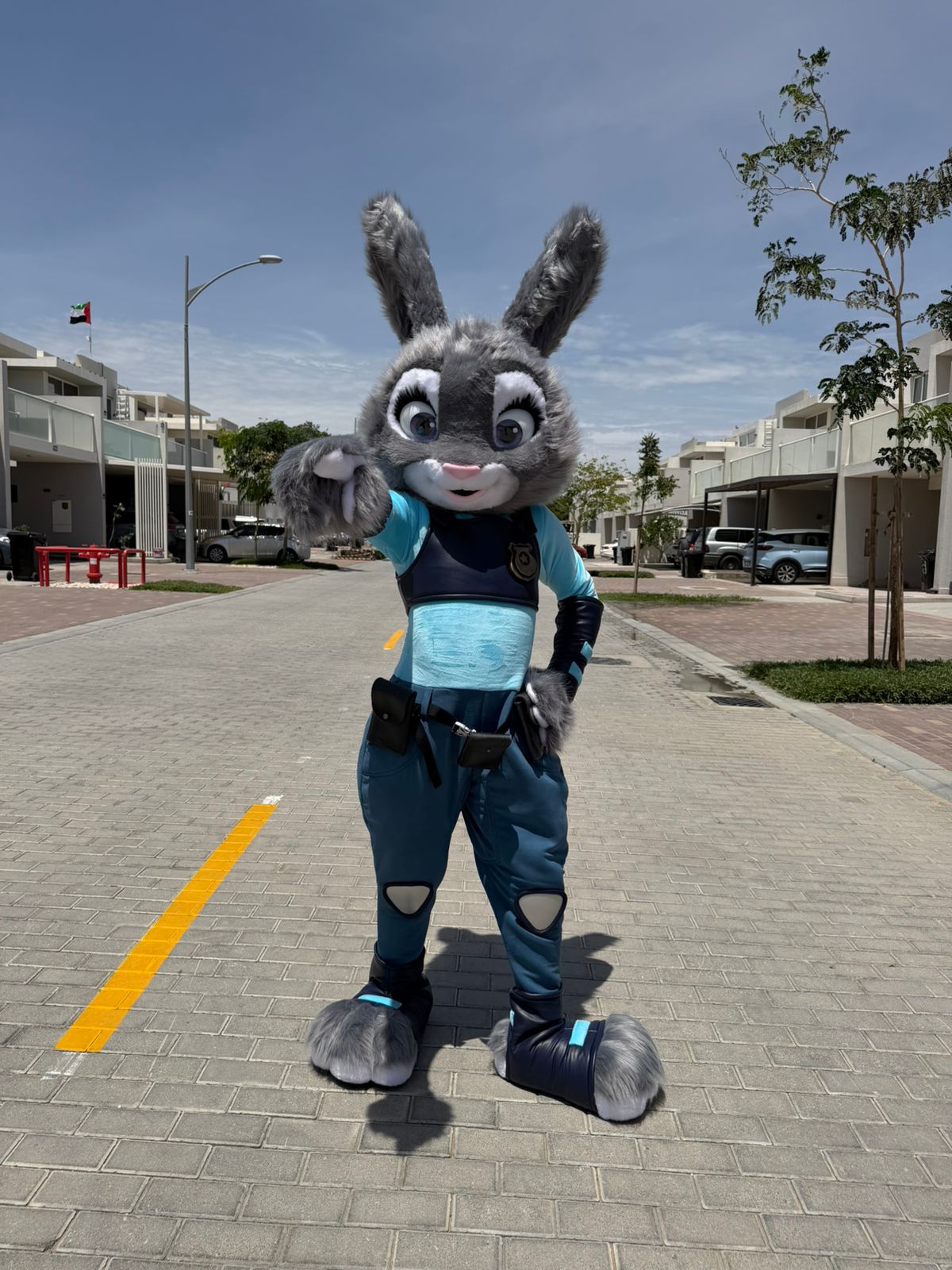 Rabbit Giant Mascot in UAE