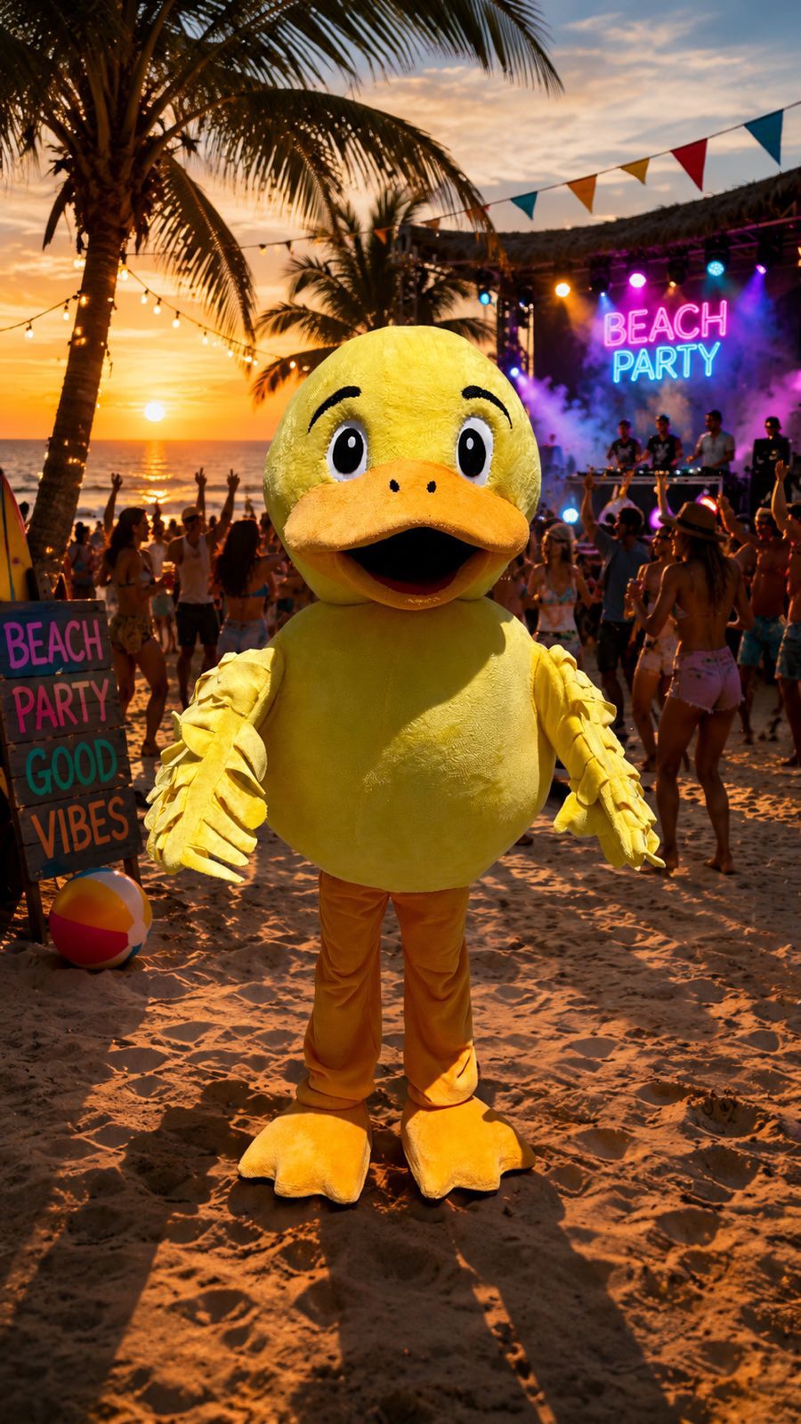 Duck Giant Mascot in UAE
