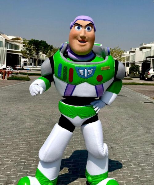 The Space Ranger Giant Mascot in UAE