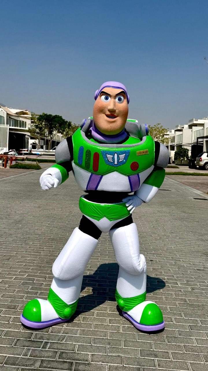 The Space Ranger Giant Mascot in UAE