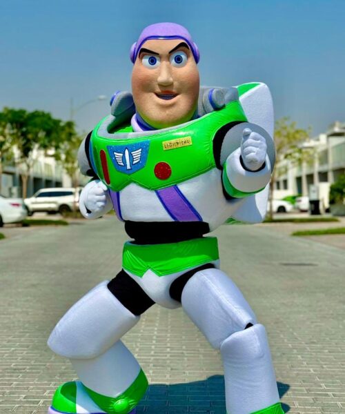 The Space Ranger Giant Mascot in UAE