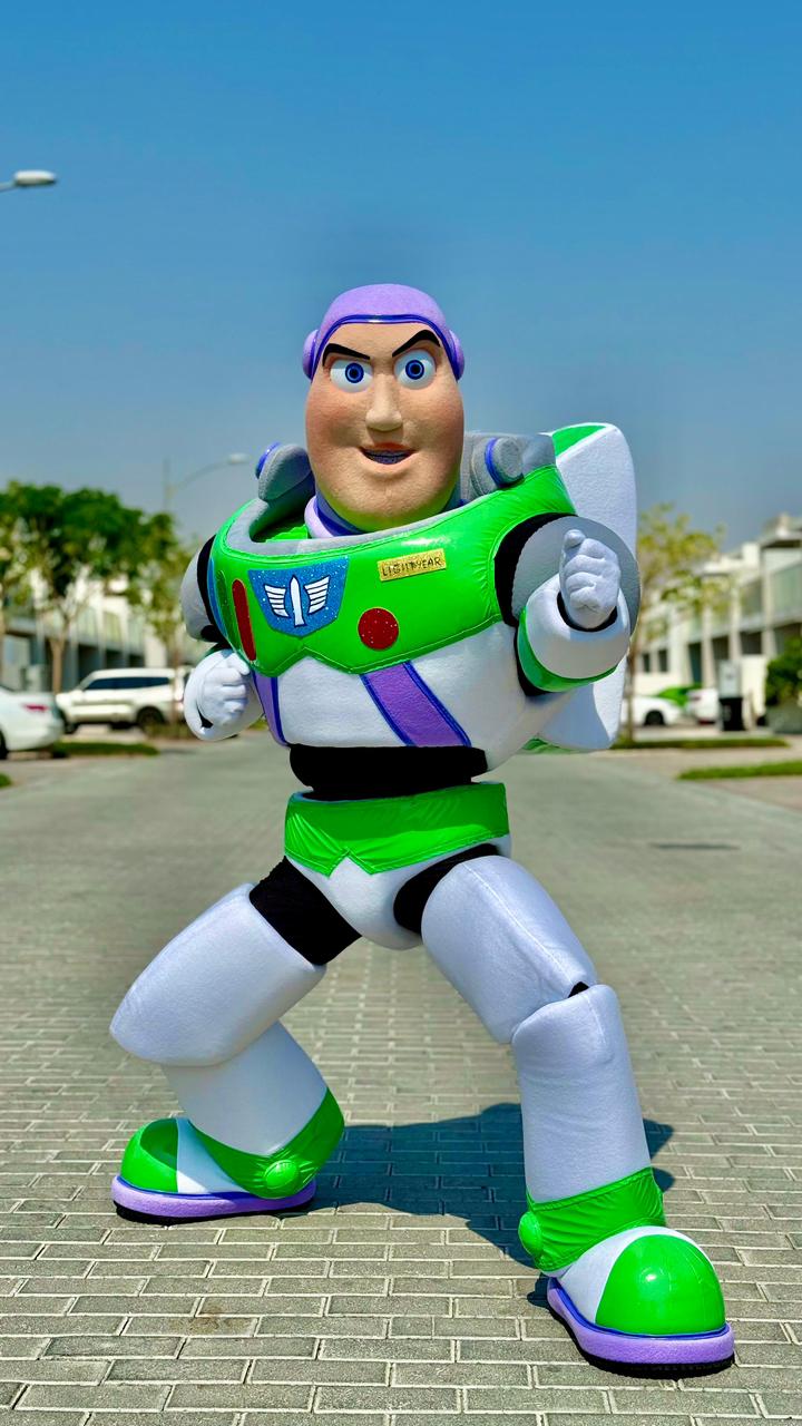 The Space Ranger Giant Mascot in UAE